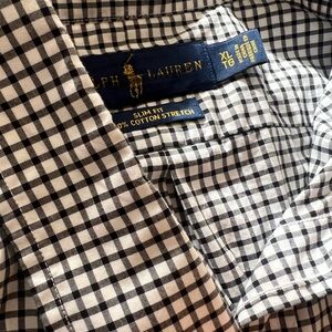 Ralph Lauren Monochrome Checkered Shirt
